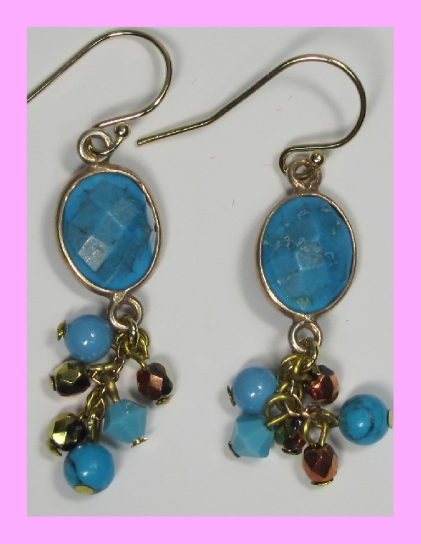 Ohrring mit Edelstein