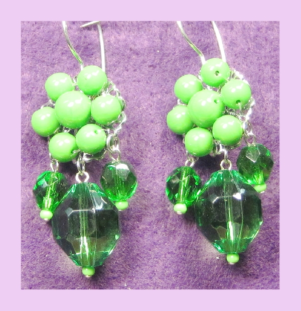 Ohrhaken mit Glasperlen