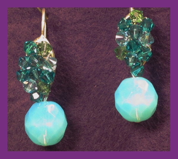 Ohrring Stecker mit Creolen